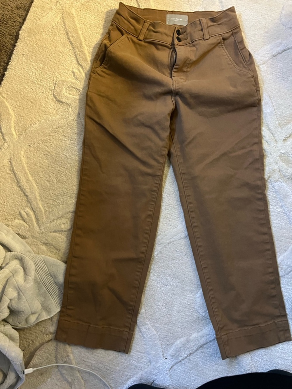 Everlane women’s  Tan Chino Trousers